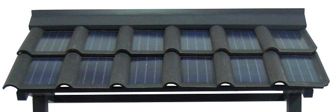 用于坡型瓦式屋顶开发太阳能电力,它是一种符合建筑美学,具有隔热防水
